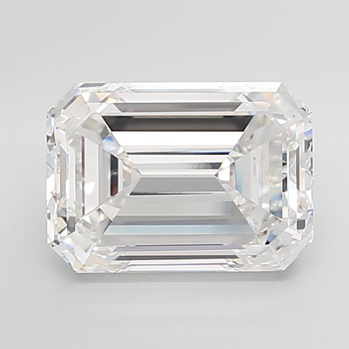 10.07 Carat EMERALD Shape E Colour VVS2 Clarity  Cut - White Lab Diamond - 748057