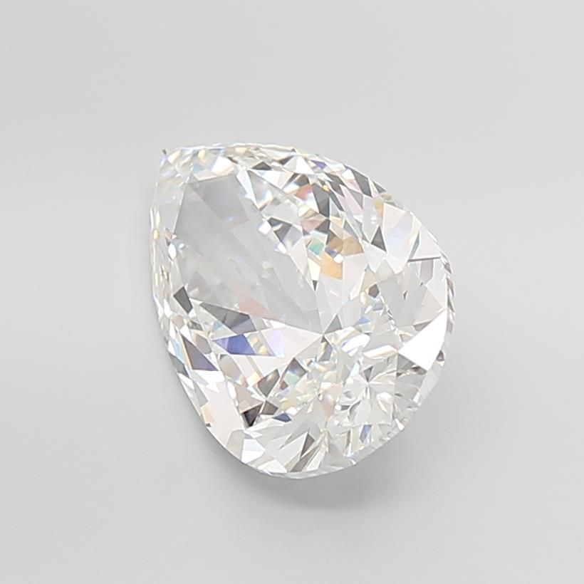 10.03 Carat PEAR Shape G Colour VVS2 Clarity  Cut - White Lab Diamond - 717794