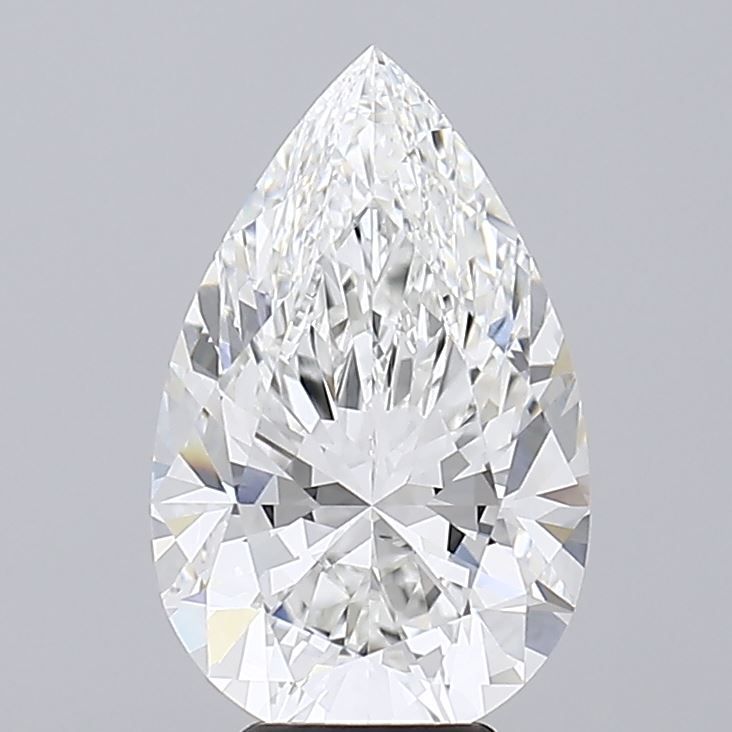 6.09ct Pear E VVS2 Lab-Grown Diamond