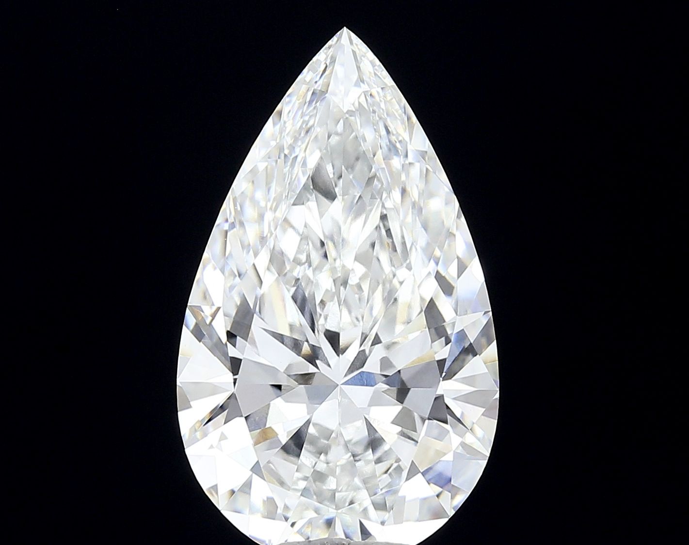 10.12 Carat PEAR Shape F Colour VVS2 Clarity  Cut - White Lab Diamond - 742096