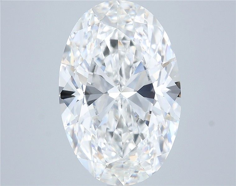 7.08ct Oval F VVS2 Lab-Grown Diamond