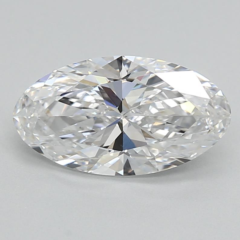 1.06ct Moval D VVS2 Lab-Grown Diamond