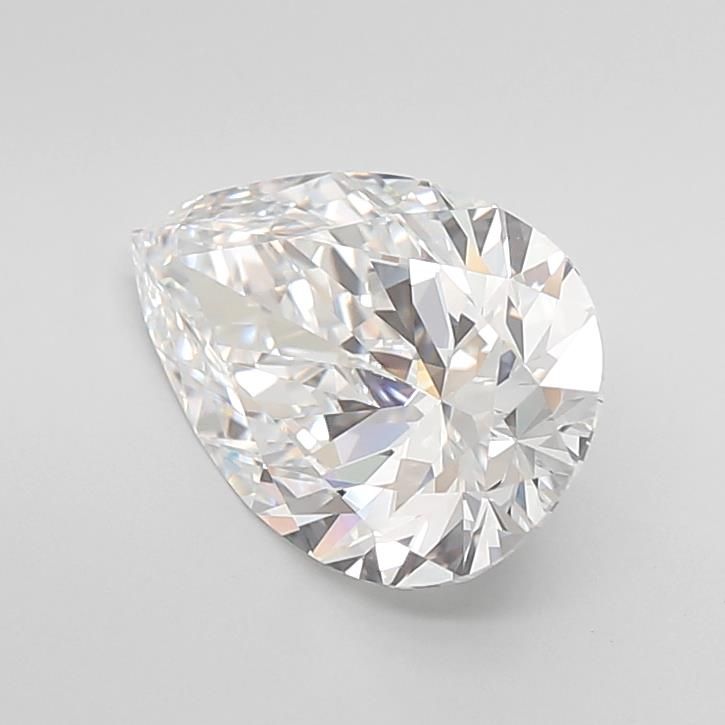 3.12ct Pear D IF Lab-Grown Diamond