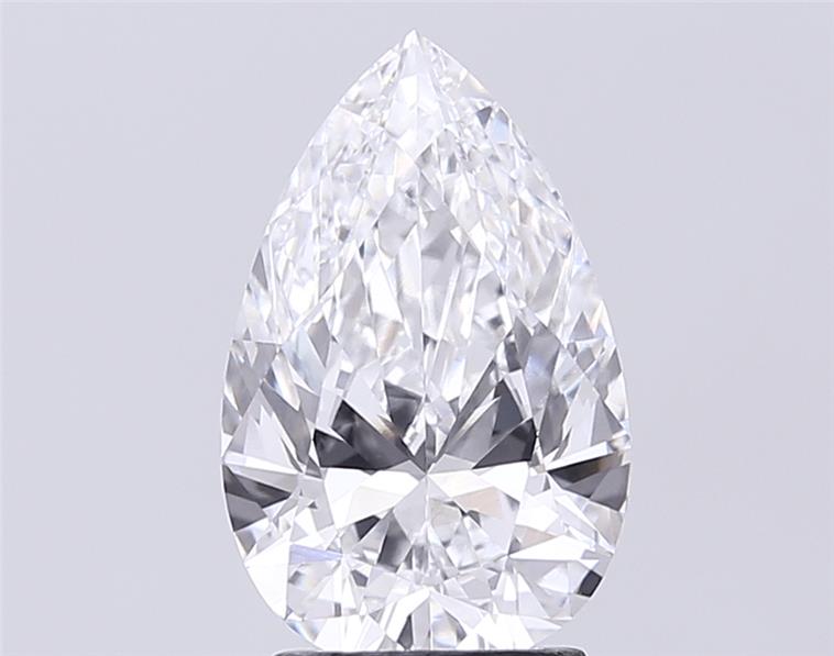 2.56ct Pear D VVS2 Lab-Grown Diamond