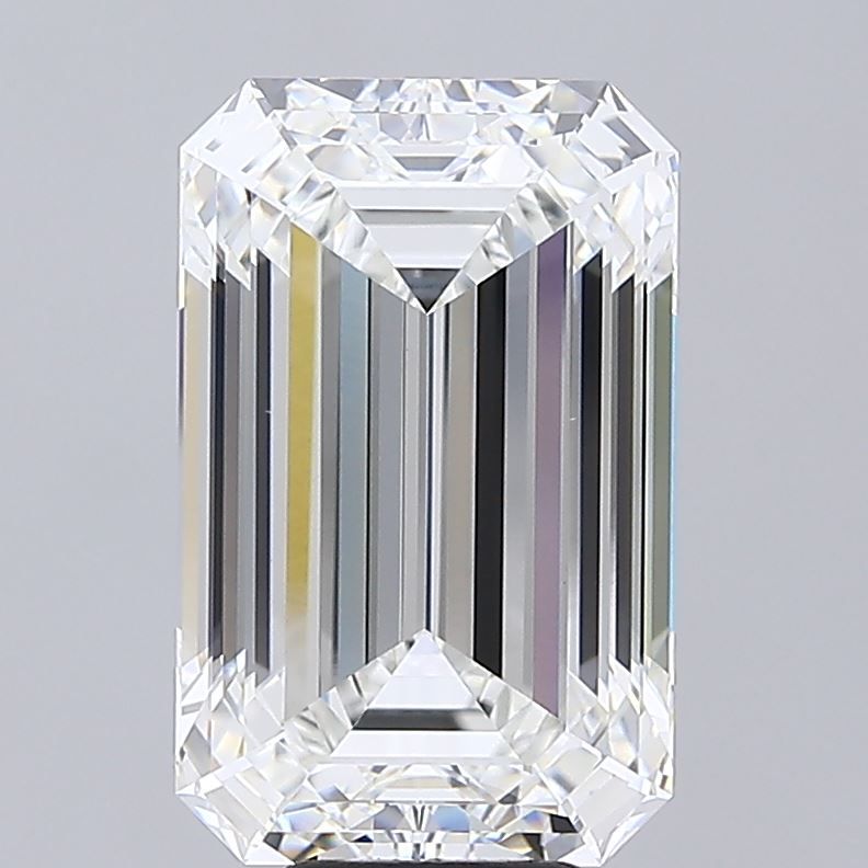 10.04 Carat EMERALD Shape F Colour VVS2 Clarity  Cut - White Lab Diamond - 1153429