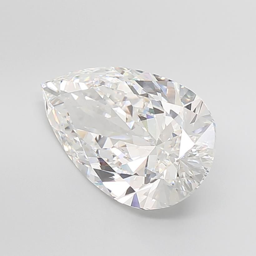9.91 Carat PEAR Shape E Colour VVS2 Clarity  Cut - White Lab Diamond - 695774