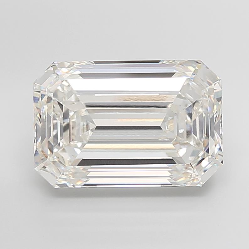 15.08 Carat EMERALD Shape H Colour VVS2 Clarity  Cut - White Lab Diamond - 748078