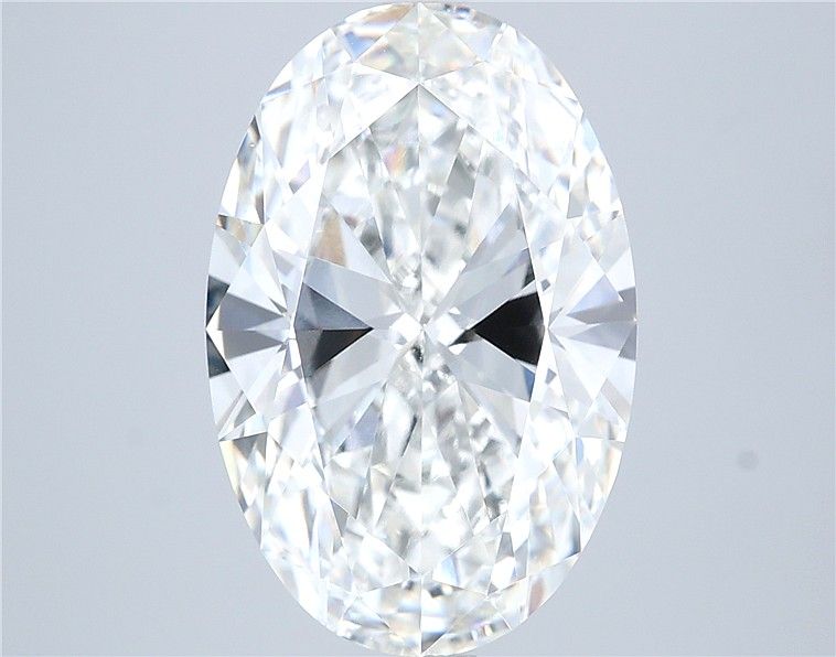 6.54ct Oval F VVS2 Lab-Grown Diamond
