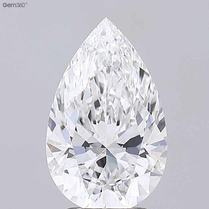 2.54ct Pear E VVS2 Lab-Grown Diamond