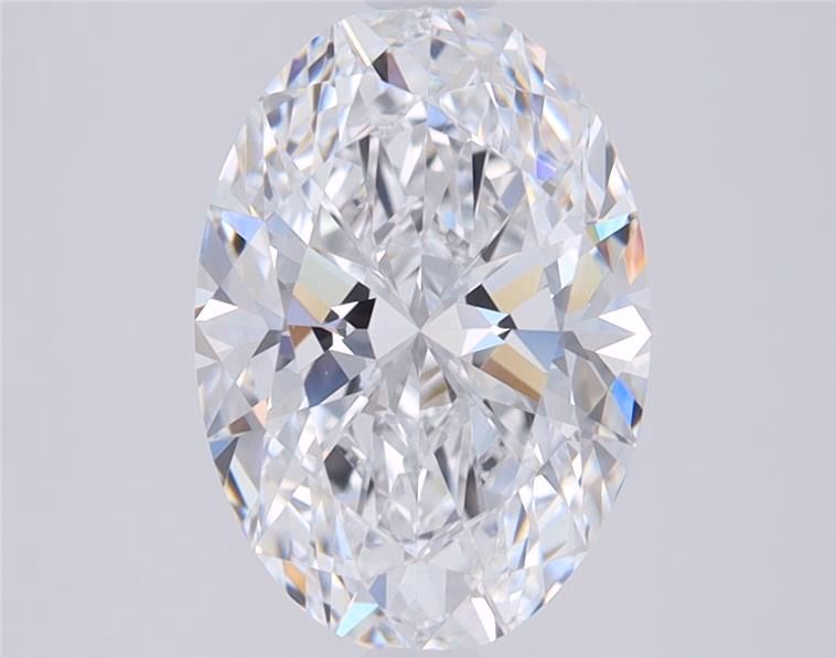 3.91ct Oval F VVS2 Lab-Grown Diamond
