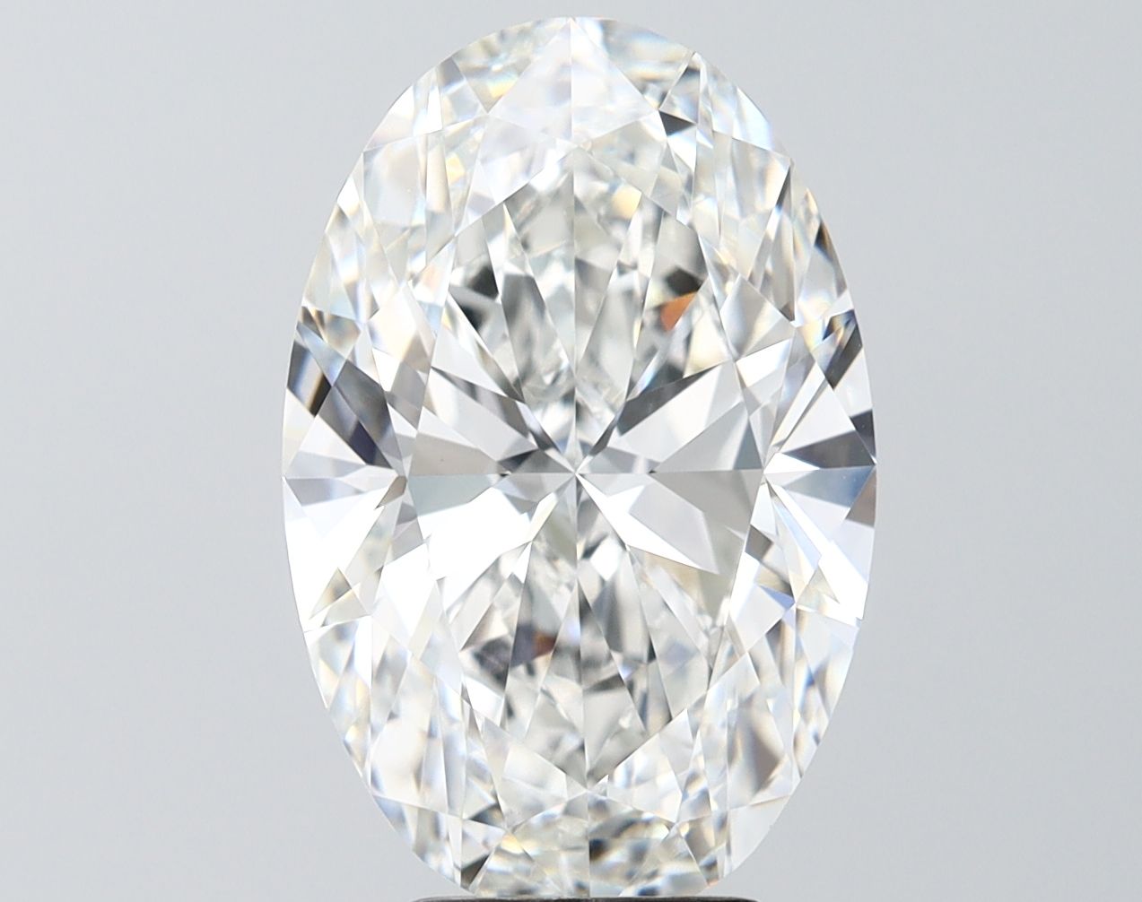 5.53ct Oval F VVS2 Lab-Grown Diamond
