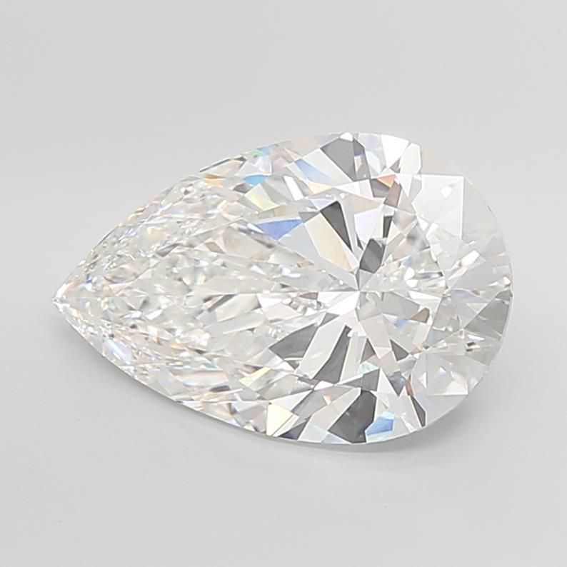 10.01 Carat PEAR Shape F Colour VS1 Clarity  Cut - White Lab Diamond - 697322