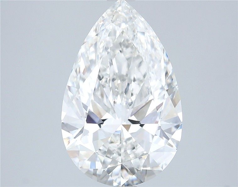 3.71ct Pear F VVS2 Lab-Grown Diamond