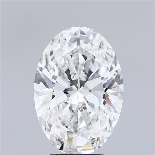 4.02ct Oval F VVS2 Lab-Grown Diamond