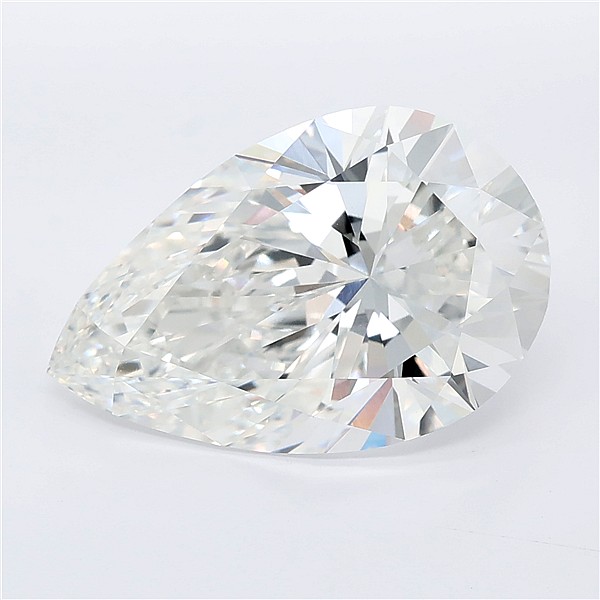 6.6ct Pear F VVS2 Lab-Grown Diamond