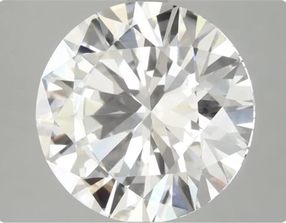 3.8ct Round F VS2 Lab-Grown Diamond