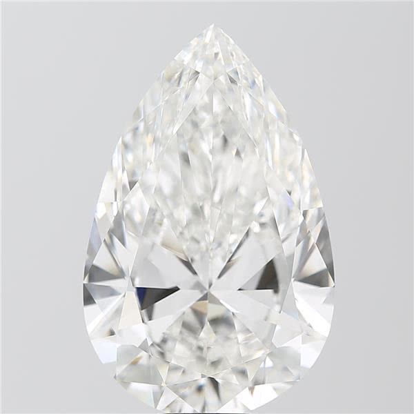 15.00 Carat PEAR Shape F Colour VVS2 Clarity  Cut - White Lab Diamond - 749751
