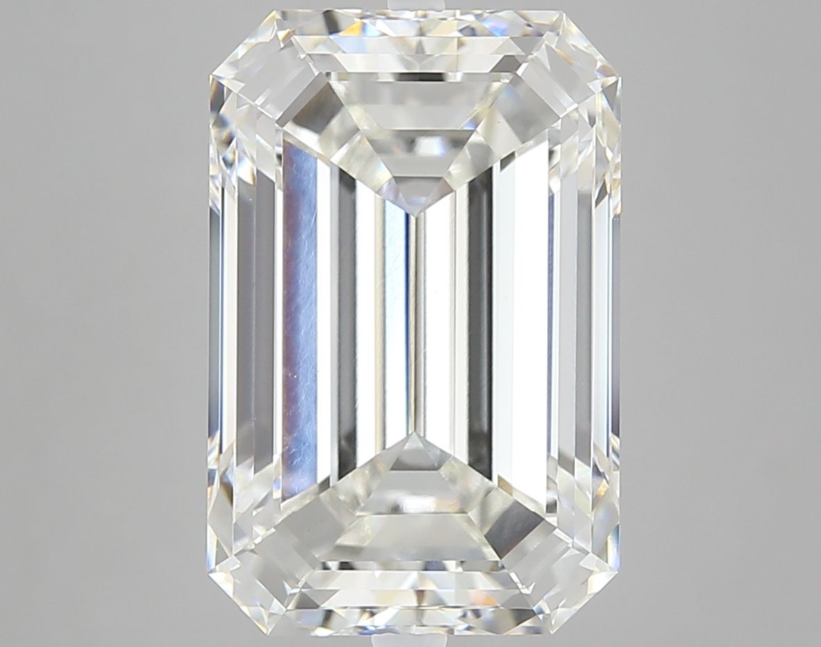 10.15 Carat EMERALD Shape G Colour VVS2 Clarity  Cut - White Lab Diamond - 1492574