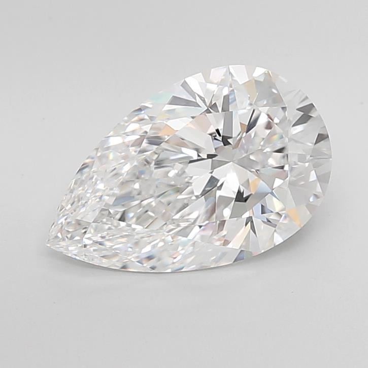 3.25ct Pear D IF Lab-Grown Diamond