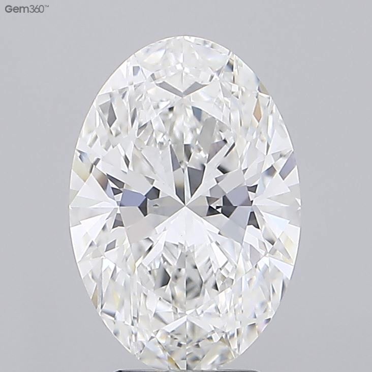 4.02ct Oval E VVS2 Lab-Grown Diamond