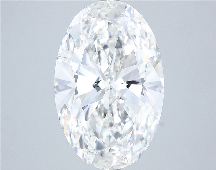 7.05ct Oval F VVS2 Lab-Grown Diamond