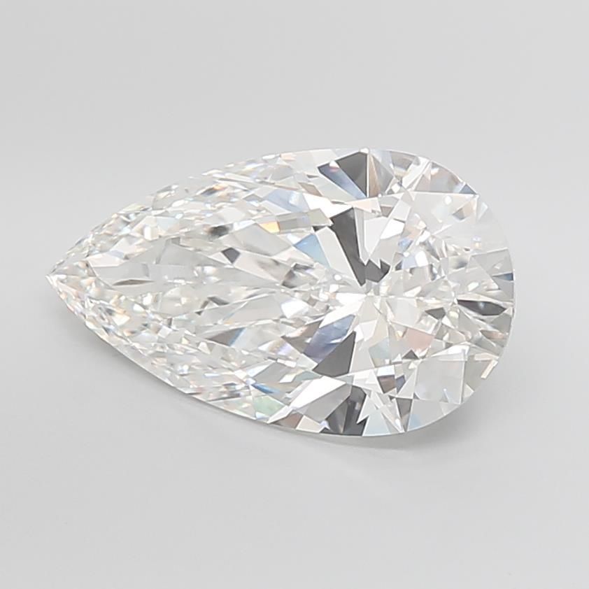 10.05 Carat PEAR Shape F Colour VVS2 Clarity  Cut - White Lab Diamond - 750078