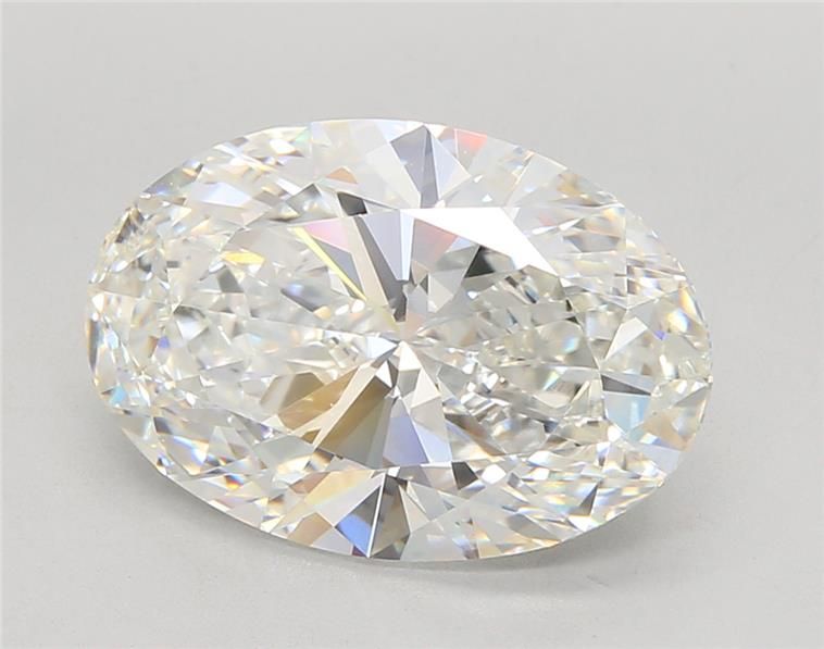 5.53ct Oval F VVS2 Lab-Grown Diamond