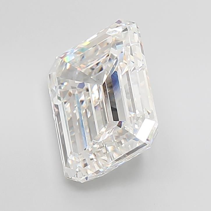 9.66 Carat EMERALD Shape F Colour VS1 Clarity  Cut - White Lab Diamond - 747719