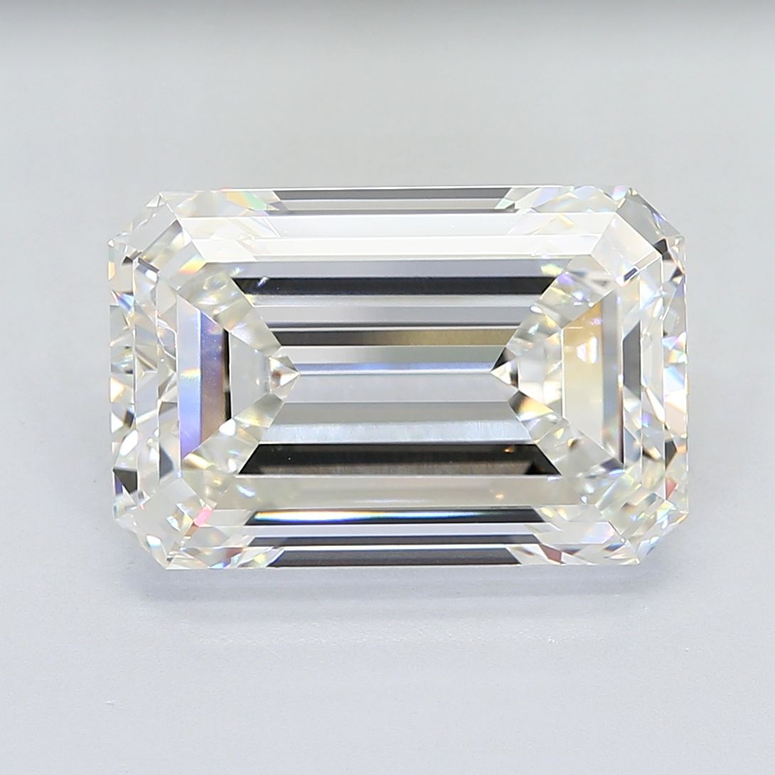 15.08 Carat EMERALD Shape H Colour VVS2 Clarity  Cut - White Lab Diamond - 821316