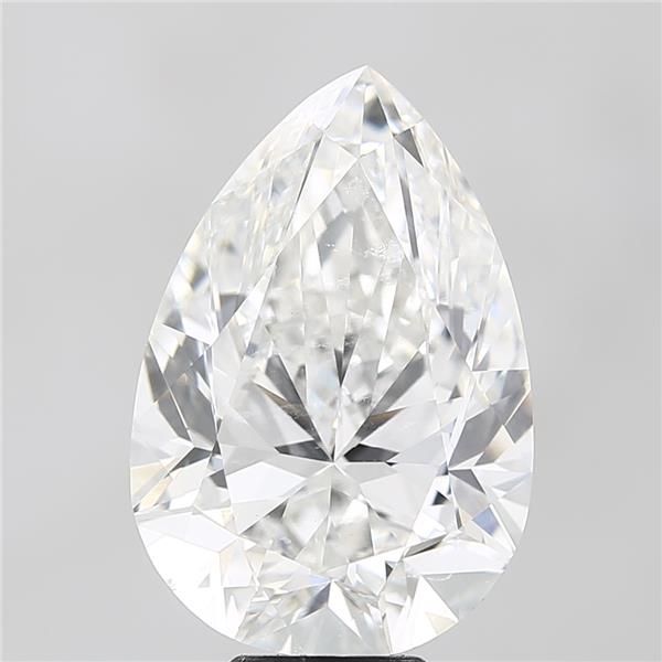 10.02 Carat PEAR Shape F Colour VVS2 Clarity  Cut - White Lab Diamond - 913864