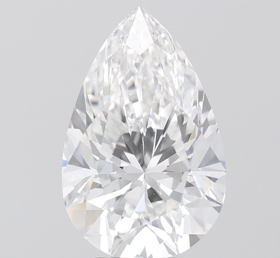 4.06ct Pear F VS1 Lab-Grown Diamond
