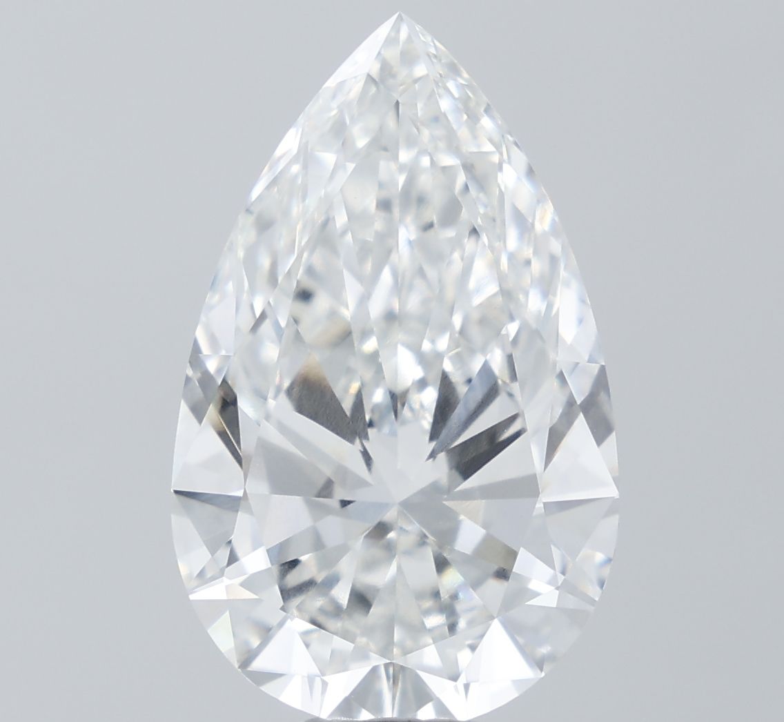 10.04 Carat PEAR Shape G Colour VVS2 Clarity  Cut - White Lab Diamond - 1154354