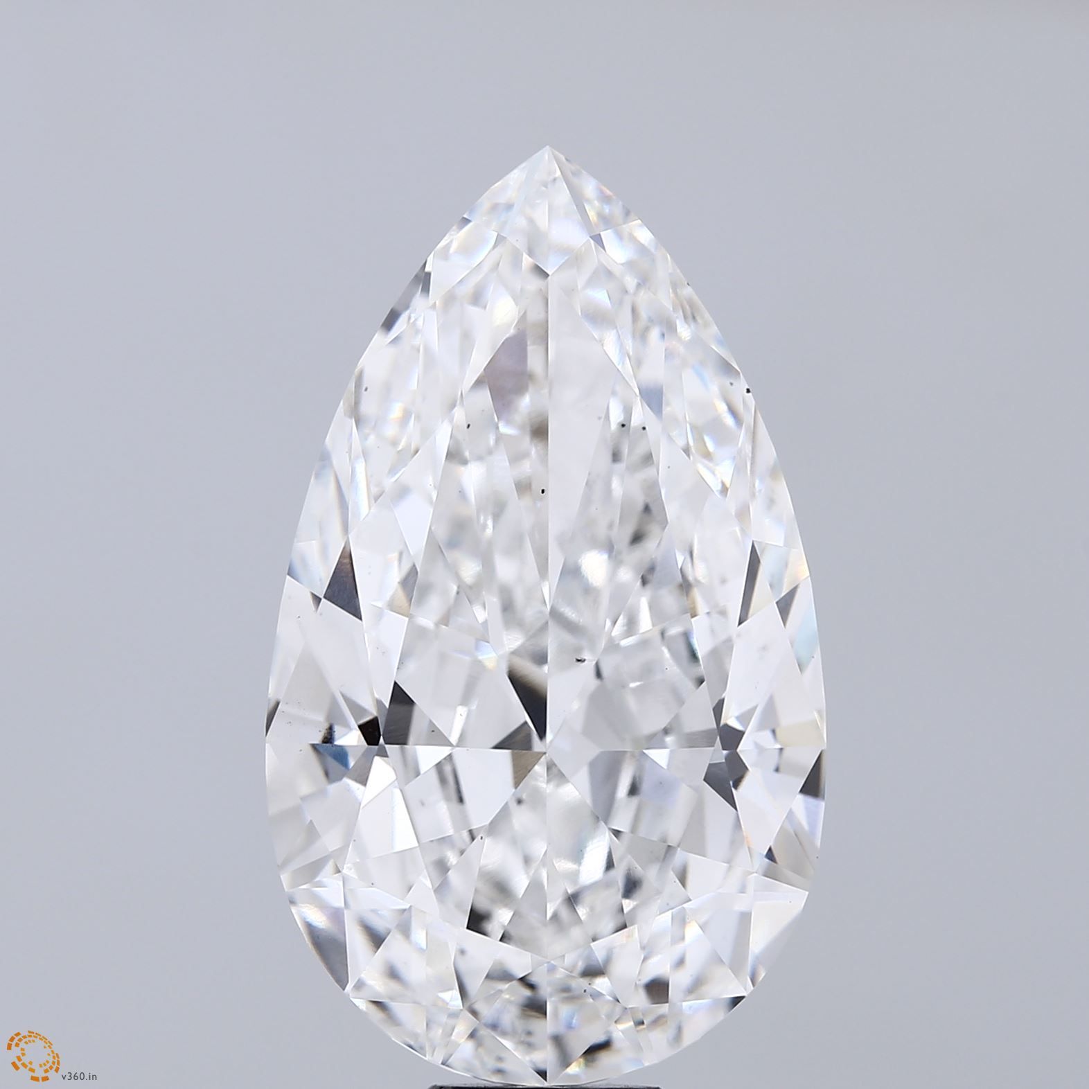 15.00 Carat PEAR Shape E Colour VS1 Clarity  Cut - White Lab Diamond - 1616962