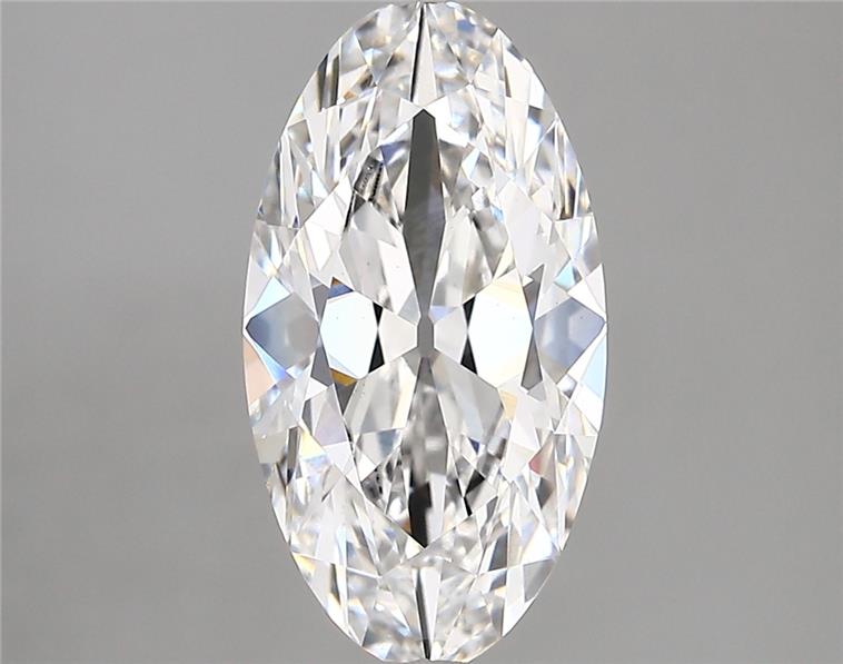 2.73ct Moval D VVS2 Lab-Grown Diamond