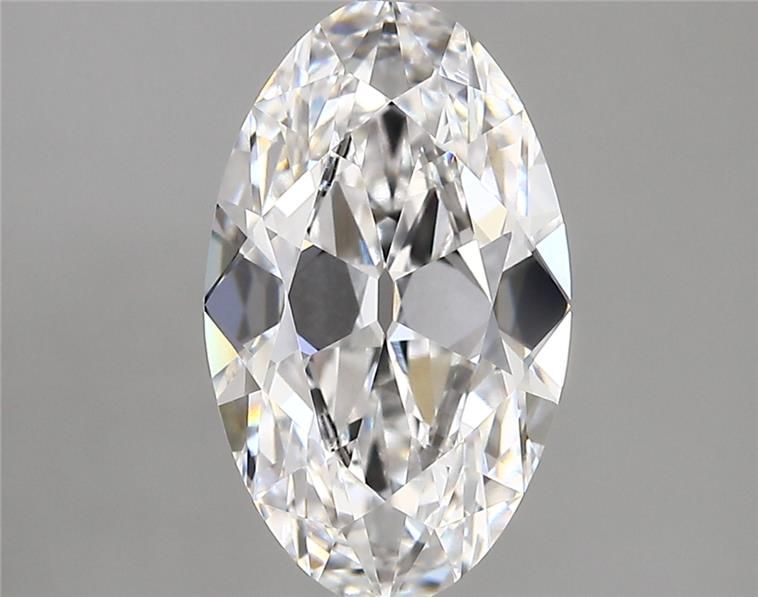 2.81ct Moval D VVS2 Lab-Grown Diamond