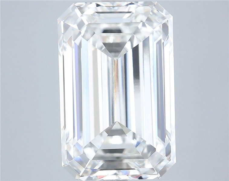 11.08 Carat EMERALD Shape F Colour VVS2 Clarity  Cut - White Lab Diamond - 1105737