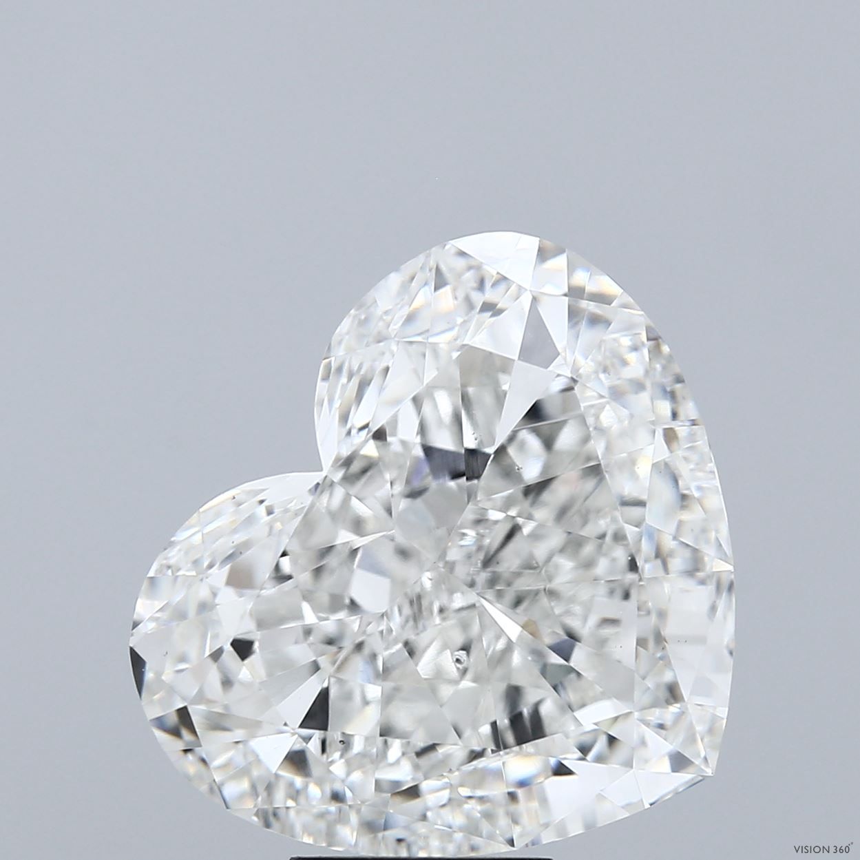 10.01 Carat HEART Shape F Colour VS2 Clarity  Cut - White Lab Diamond - 1616946
