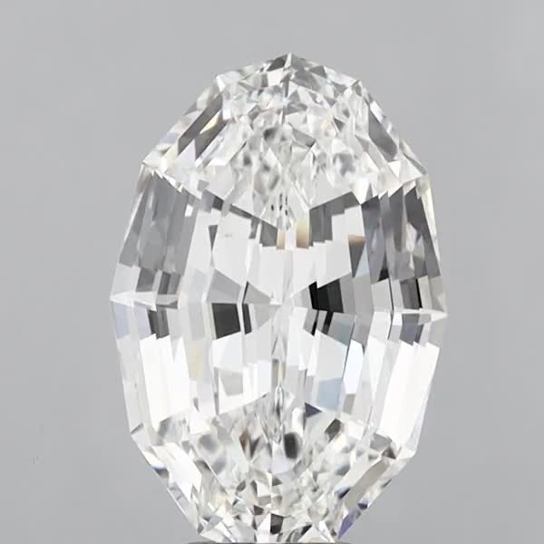 6.09ct Oval E VVS2 Lab-Grown Diamond