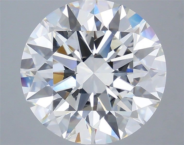 6.1ct Round F VVS2 Lab-Grown Diamond