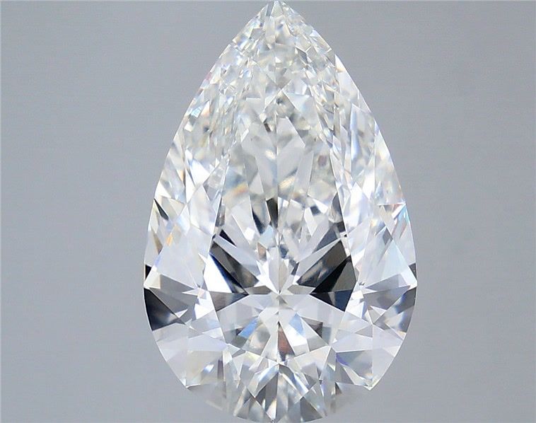 6.09ct Pear F VVS2 Lab-Grown Diamond