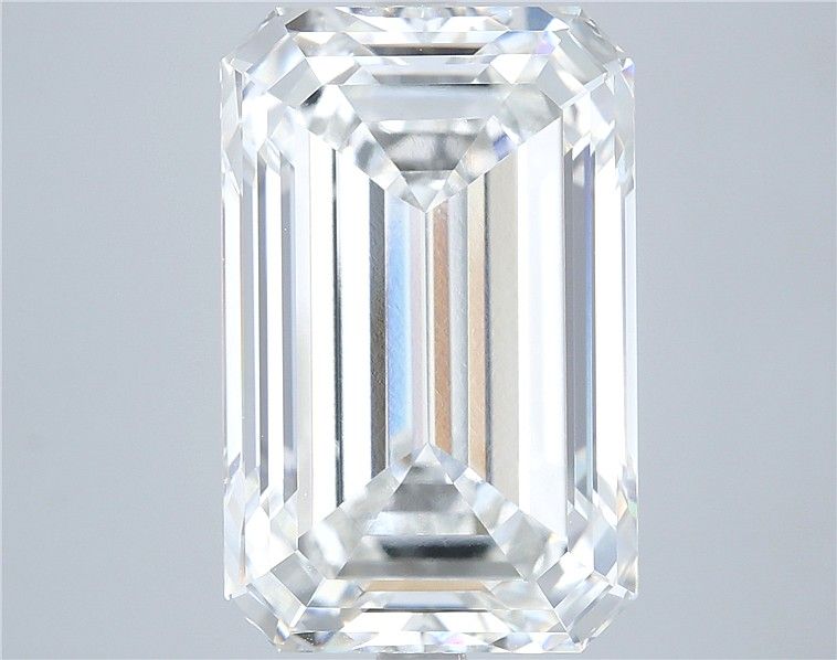 12.08 Carat EMERALD Shape F Colour VVS2 Clarity  Cut - White Lab Diamond - 1105739
