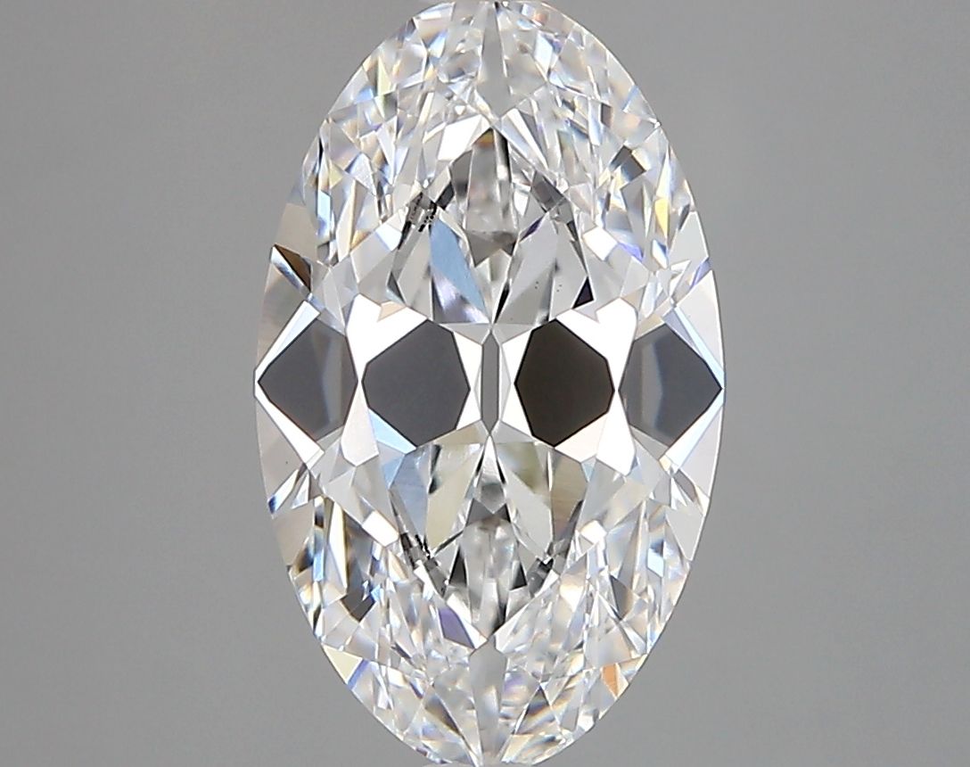 2.89ct Moval D VVS2 Lab-Grown Diamond