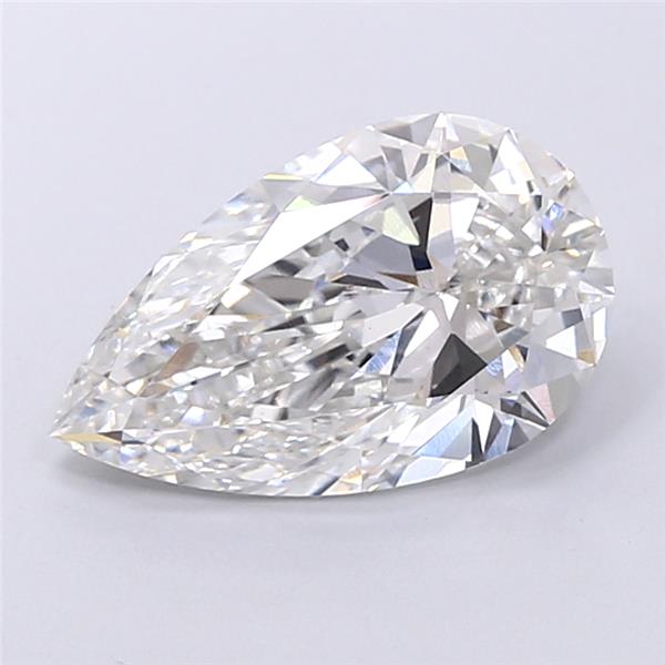 4.06ct Pear F VVS2 Lab-Grown Diamond