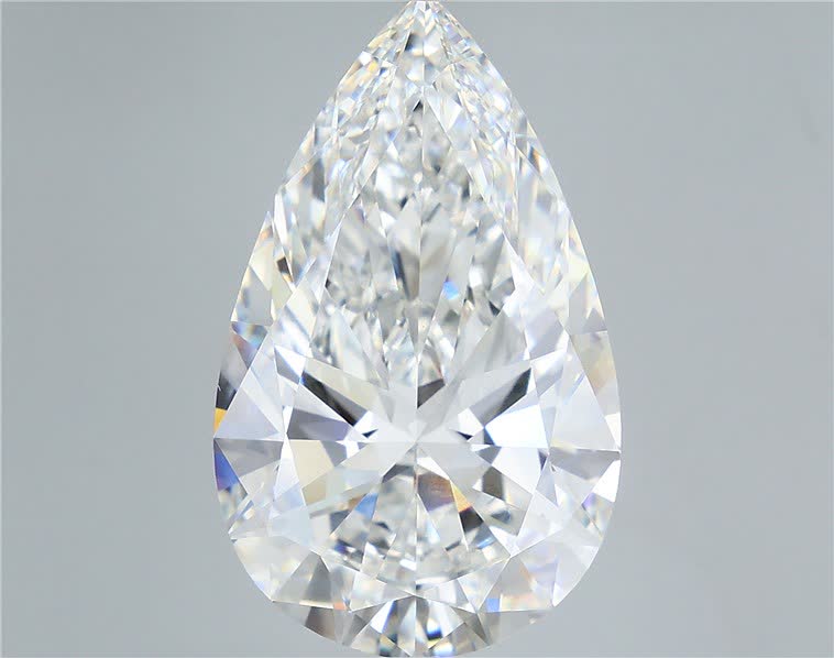 13.08 Carat PEAR Shape F Colour VVS2 Clarity  Cut - White Lab Diamond - 841582