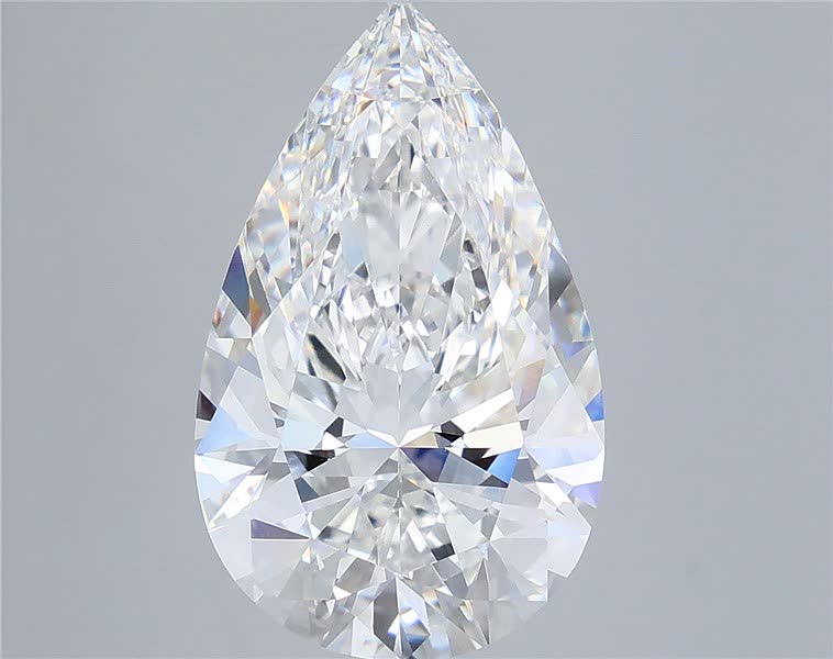 6.57ct Pear E VVS2 Lab-Grown Diamond