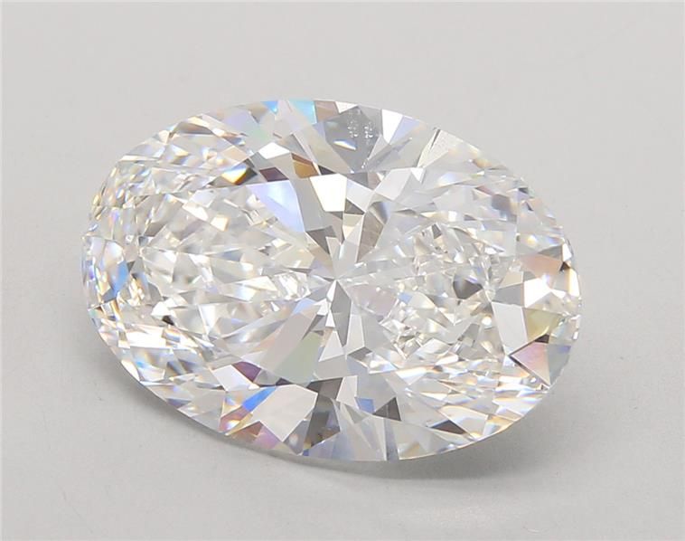 7.06ct Oval D VVS2 Lab-Grown Diamond