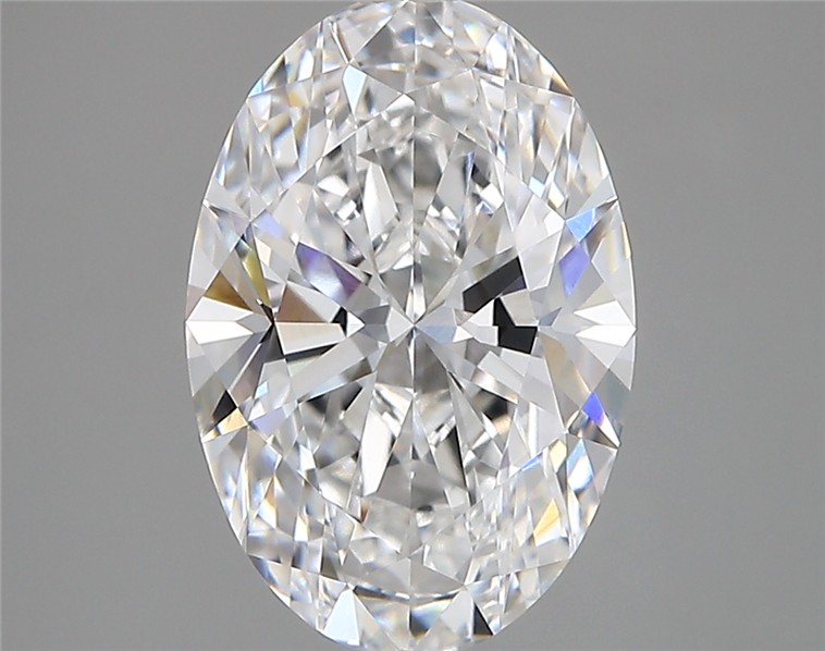 3.17ct Oval D VVS1 Lab-Grown Diamond