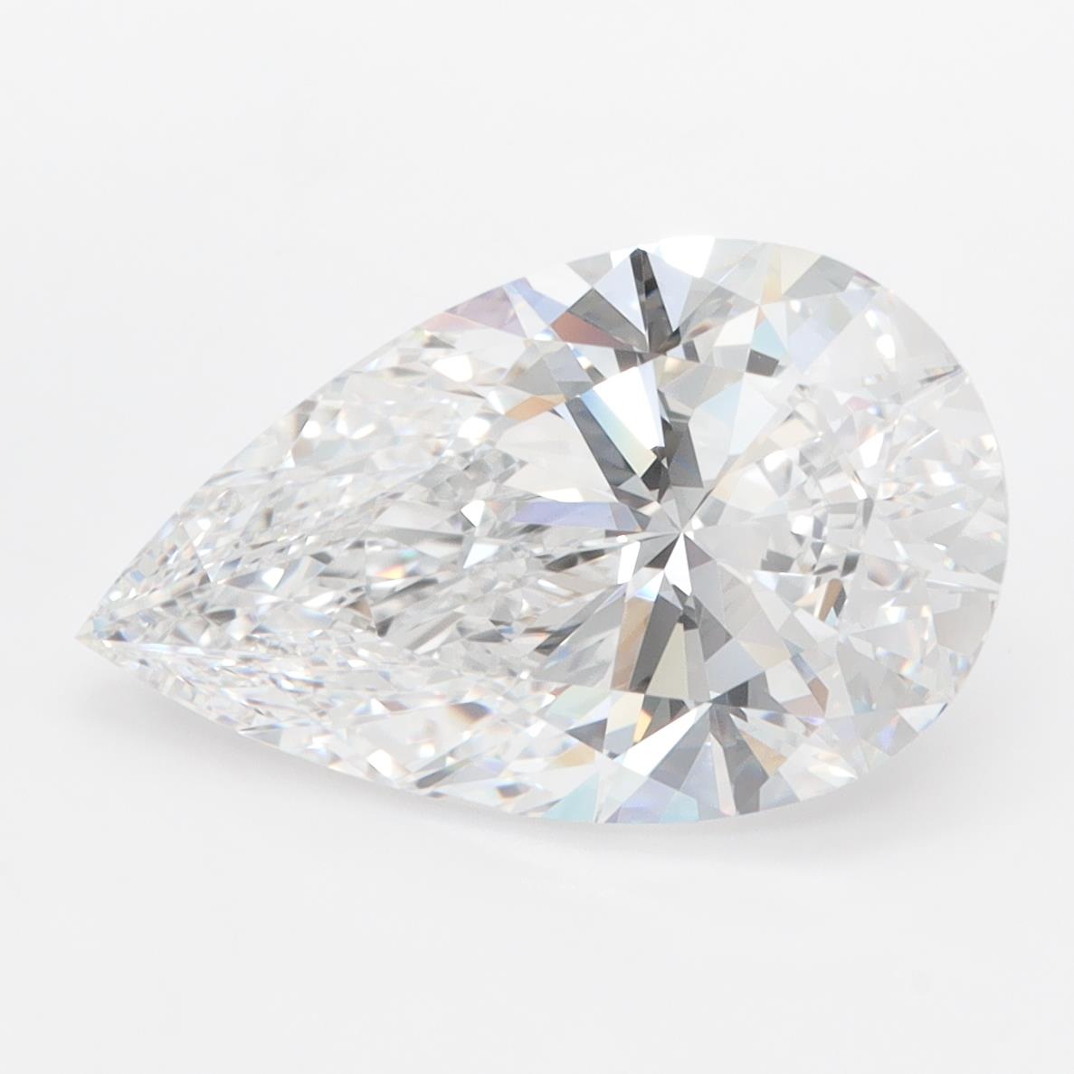 3.5ct Pear D IF Lab-Grown Diamond