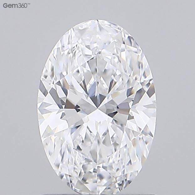 1ct Oval D VVS2 Lab-Grown Diamond