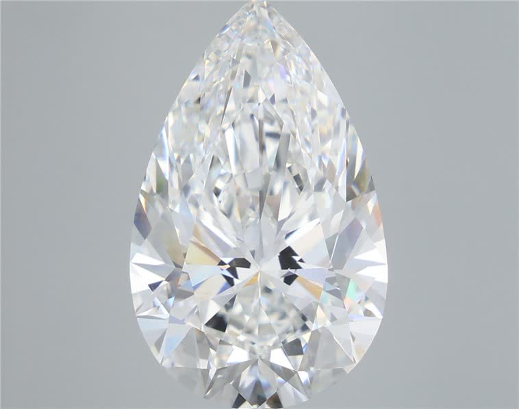 12.04 Carat PEAR Shape E Colour VVS2 Clarity  Cut - White Lab Diamond - 842057